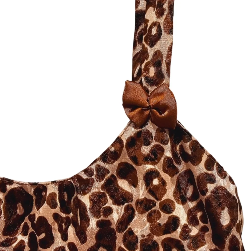 SANT'E Leopard Print Women's Nightgown - Small